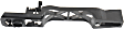 Front or Rear, Passenger Side, Exterior, Door Handle Trim, Primed