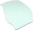 Front, Passenger Side Door Glass, Green Tint, Without Clips, 2-Door, Coupe, Replaces NAGS No. DD10870 GTNN