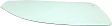 Front, Passenger Side Door Glass, Green Tint, Without Clips, 2-Door, Coupe, Replaces NAGS No. DD10870 GTNN