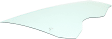 Front, Passenger Side Door Glass, Green Tint, Without Clips, Replaces NAGS No. DD11782 GTNN