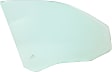 Front, Passenger Side Door Glass, Green Tint, Without Clips, 4-Door, Hatchback/4-Door, Sedan, Replaces NAGS No. DD10486 GTNN