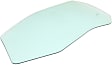 Front, Driver Side Door Glass, Green Tint, Without Clips, 4-Door, Hatchback/4-Door, Sedan, Replaces NAGS No. DD10487 GTNN