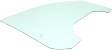 Front, Passenger Side Door Glass, Green Tint, Without Clips, Replaces NAGS No. DD09479 GTNN