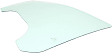 Front, Driver Side Door Glass, Green Tint, Without Clips, Replaces NAGS No. DD09480 GTNN