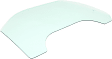 Front, Driver Side Door Glass, Green Tint, Without Clips, Replaces NAGS No. DD09480 GTNN