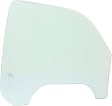 Front, Driver Side Door Glass, Green Tint, Without Clips, Replaces NAGS No. DD09480 GTNN