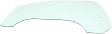 Front, Driver Side Door Glass, Green Tint, Without Clips, Replaces NAGS No. DD09480 GTNN