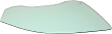 Front, Passenger Side Door Glass, Green Tint, Without Clips, Replaces NAGS No. DD12192 GTNN