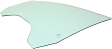 Front, Driver Side Door Glass, Green Tint, Without Clips, Replaces NAGS No. DD12193 GTNN