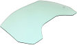 Front, Driver Side Door Glass, Green Tint, Without Clips, Replaces NAGS No. DD12193 GTNN