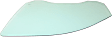 Front, Driver Side Door Glass, Green Tint, Without Clips, Replaces NAGS No. DD12193 GTNN