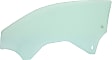 Front, Passenger Side Door Glass, Green Tint, Without Clips, Coupe, Replaces NAGS No. DD12653 GTNN