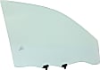 Front, Passenger Side Door Glass, Green Tint, Green Tint, Replaces NAGS No. DD09620 GTYN