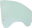 Front, Passenger Side Door Glass, Green Tint, Non-Laminated, Replaces NAGS No. DD12373 GTNN