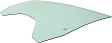 Front, Driver Side Door Glass, Green Tint, Non-Laminated, Replaces NAGS No. DD12374 GTNN