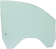 Front, Driver Side Door Glass, Green Tint, Non-Laminated, Replaces NAGS No. DD12374 GTNN