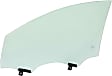 Front, Passenger Side Door Glass, Green Tint, Non-Laminated, Replaces NAGS No. DD12427 GTYN
