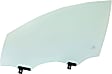 Front, Driver Side Door Glass, Green Tint, Non-Laminated, Replaces NAGS No. DD12428 GTYN