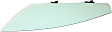 Front, Driver Side Door Glass, Green Tint, Non-Laminated, Replaces NAGS No. DD12428 GTYN