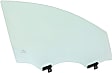 Front, Driver Side Door Glass, Green Tint, Non-Laminated, Replaces NAGS No. DD12428 GTYN