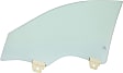 Front, Passenger Side Door Glass, No Tint, With Clips, Replaces NAGS No. DD12468 GTYN