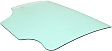 Rear, Passenger Side Door Glass, Green Tint, Without Clips, Replaces NAGS No. DD11784 GTNN