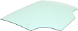 Rear, Passenger Side Door Glass, Green Tint, Without Clips, Replaces NAGS No. DD11784 GTNN