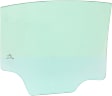 Rear, Driver Side Door Glass, Green Tint, Without Clips, Replaces NAGS No. DD11785 GTNN