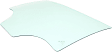 Rear, Passenger Side Door Glass, Green Tint, Without Clips, Replaces NAGS No. DD11760 GTNN