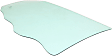 Rear, Passenger Side Door Glass, Green Tint, Without Clips, 4-Door, Sedan, Replaces NAGS No. DD09622 GTNN
