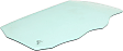 Rear, Passenger Side Door Glass, Green Tint, Without Clips, 4-Door, Sedan, Replaces NAGS No. DD09622 GTNN