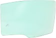 Rear, Passenger Side Door Glass, Green Tint, Without Clips, 4-Door, Sedan, Replaces NAGS No. DD11481 GTNN