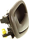 Front or Rear, Driver Side Interior Door Handle, Brown, Without Door Lock Hole, For Models With Manual Door Locks