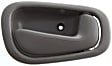 Front or Rear, Passenger Side Interior Door Handle, Gray, Without Door Lock Hole, For Models With Manual Door Locks