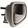 Front or Rear, Passenger Side Interior Door Handle, Gray, Without Door Lock Hole, For Models With Manual Door Locks