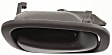 Front or Rear, Passenger Side Interior Door Handle, Gray, Without Door Lock Hole, For Models With Manual Door Locks