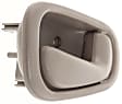Front or Rear, Passenger Side Interior Door Handle, Beige, Without Door Lock Hole, For Models With Manual Door Locks