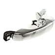 Rear, Driver Side Chrome Exterior Door Handle, Without Key Hole