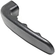 Rear, Passenger Side Interior Door Handle, Textured Black, Without Door Lock Hole