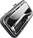 Rear, Driver Side Chrome Exterior Door Handle, Without Key Hole