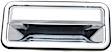 Rear, Passenger Side Chrome Exterior Door Handle, Without Key Hole