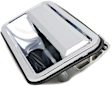 Rear, Passenger Side Chrome Exterior Door Handle, Without Key Hole