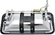 Rear, Passenger Side Chrome Exterior Door Handle, Without Key Hole