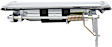 Rear, Passenger Side Chrome Exterior Door Handle, Without Key Hole