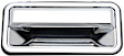 Rear, Driver Side Chrome Exterior Door Handle, Without Key Hole