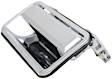 Rear, Driver Side Chrome Exterior Door Handle, Without Key Hole