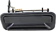 1996 Chevrolet C3500 - Rear, Passenger Side Smooth Black Exterior Door Handle, Without Key Hole, Crew Cab Pickup