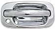 Rear - Back Door Exterior Door Handle, Chrome, with Key Hole, For Models with Split Type Door