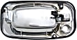 Rear - Back Door Exterior Door Handle, Chrome, with Key Hole, For Models with Split Type Door