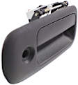 Rear - Side Sliding Door Exterior Door Handle, Textured Black, With Key Hole, For Hinged Door